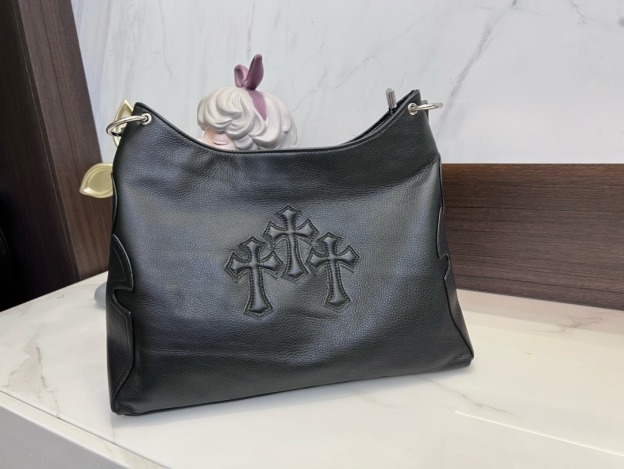 クロムハーツ「Chrome Hearts」 トートバッグ クロスモチーフ 33×24cm