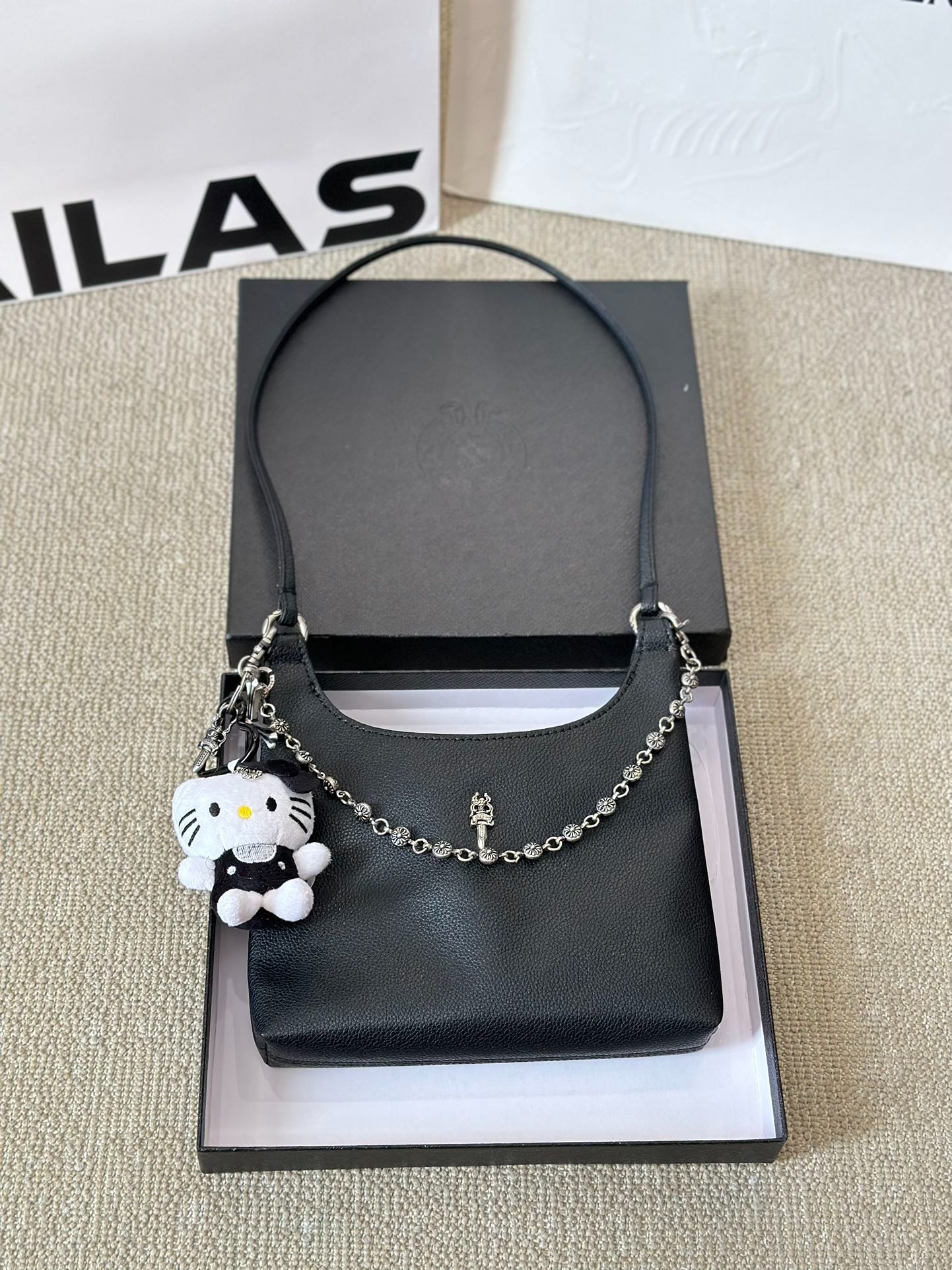 クロムハーツ「Chrome Hearts」ソフトレザー アンダーアームバッグ