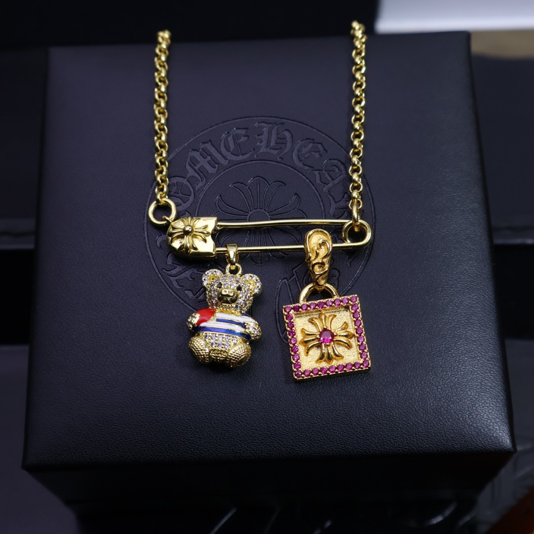 クロムハーツ「Chrome Hearts」ビンテージクロス マルチスタイルネックレス