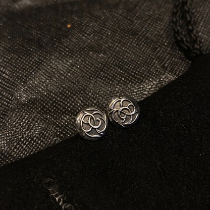 クロムハーツ「Chrome Hearts」クロムハーツ ローズフラワーピアス S925 ピアス