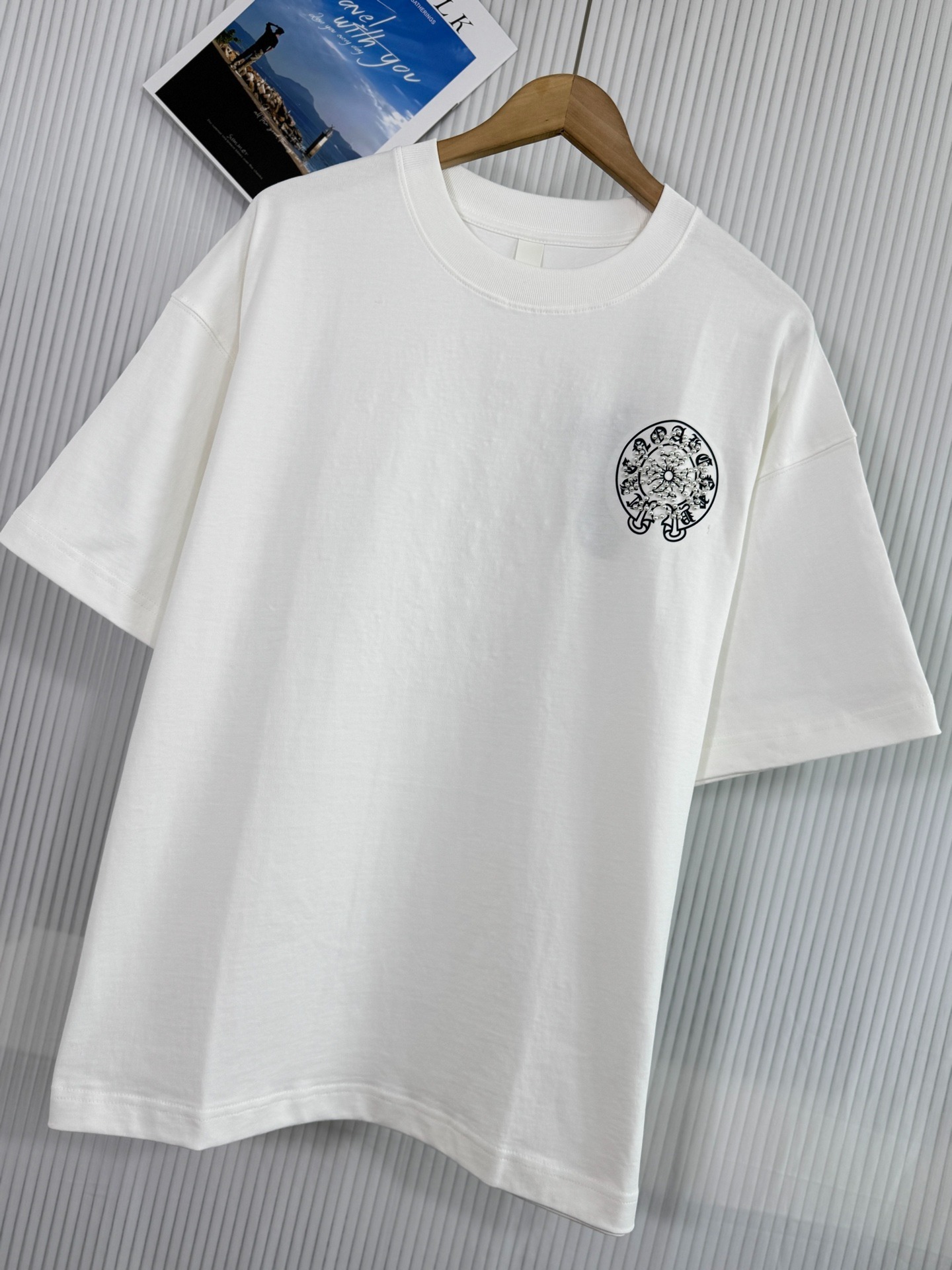 クロムハーツ「Chrome Hearts」 2025SS クロスパッチワークTシャツ 26/2 320g