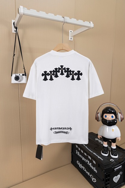 クロムハーツ「Chrome Hearts」サンスクリットホースシュー パッチワークTシャツ