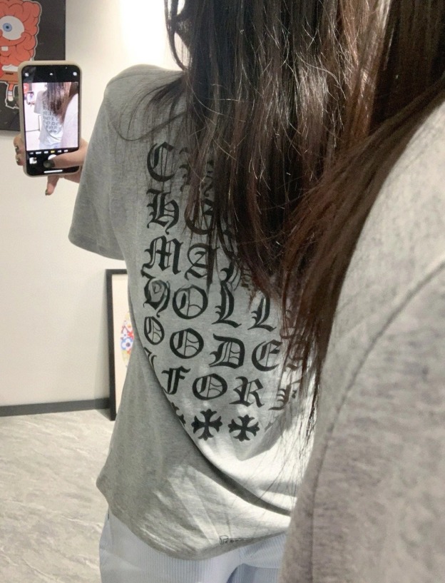 クロムハーツ「Chrome Hearts」プレミアムダブルガーゼTシャツ