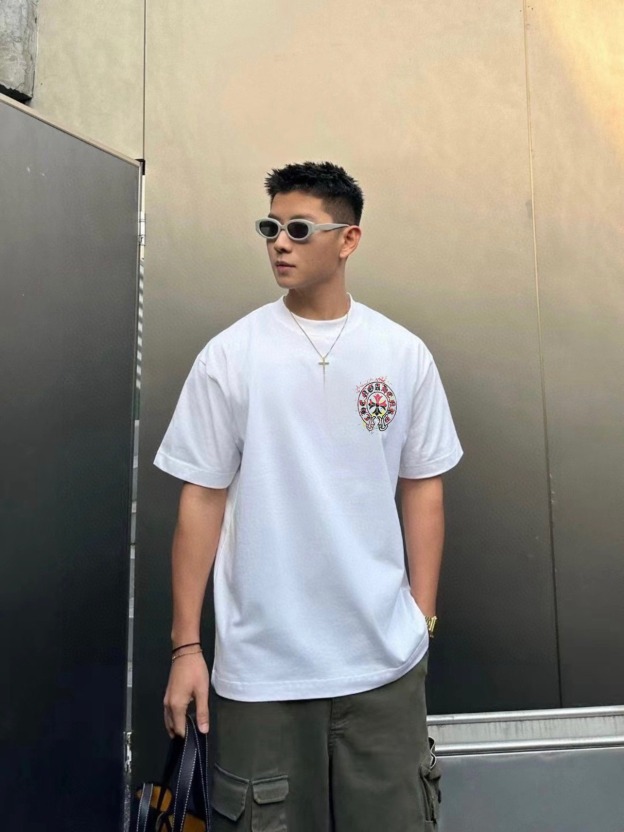 クロムハーツ「Chrome Hearts」デジタルプリントTシャツ