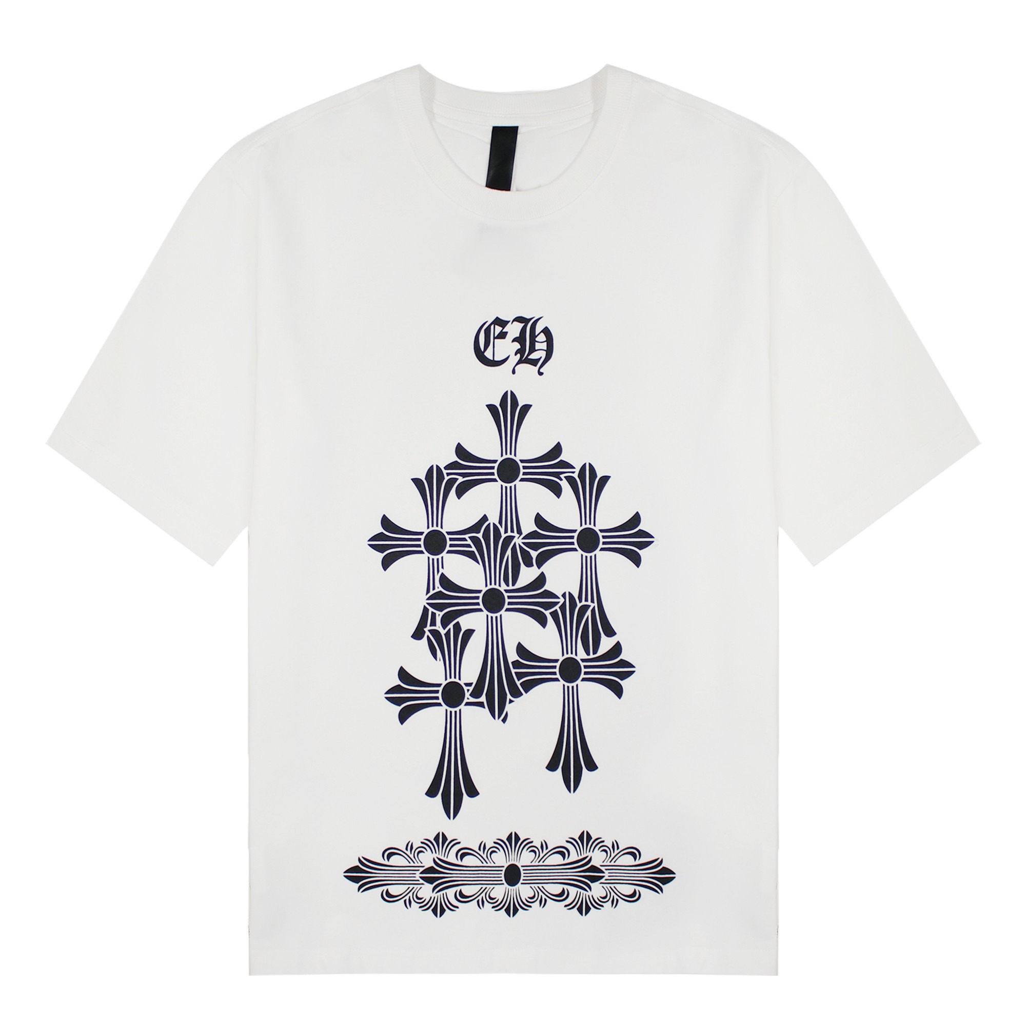 クロムハーツ「Chrome Hearts」クロスプリントTシャツ
