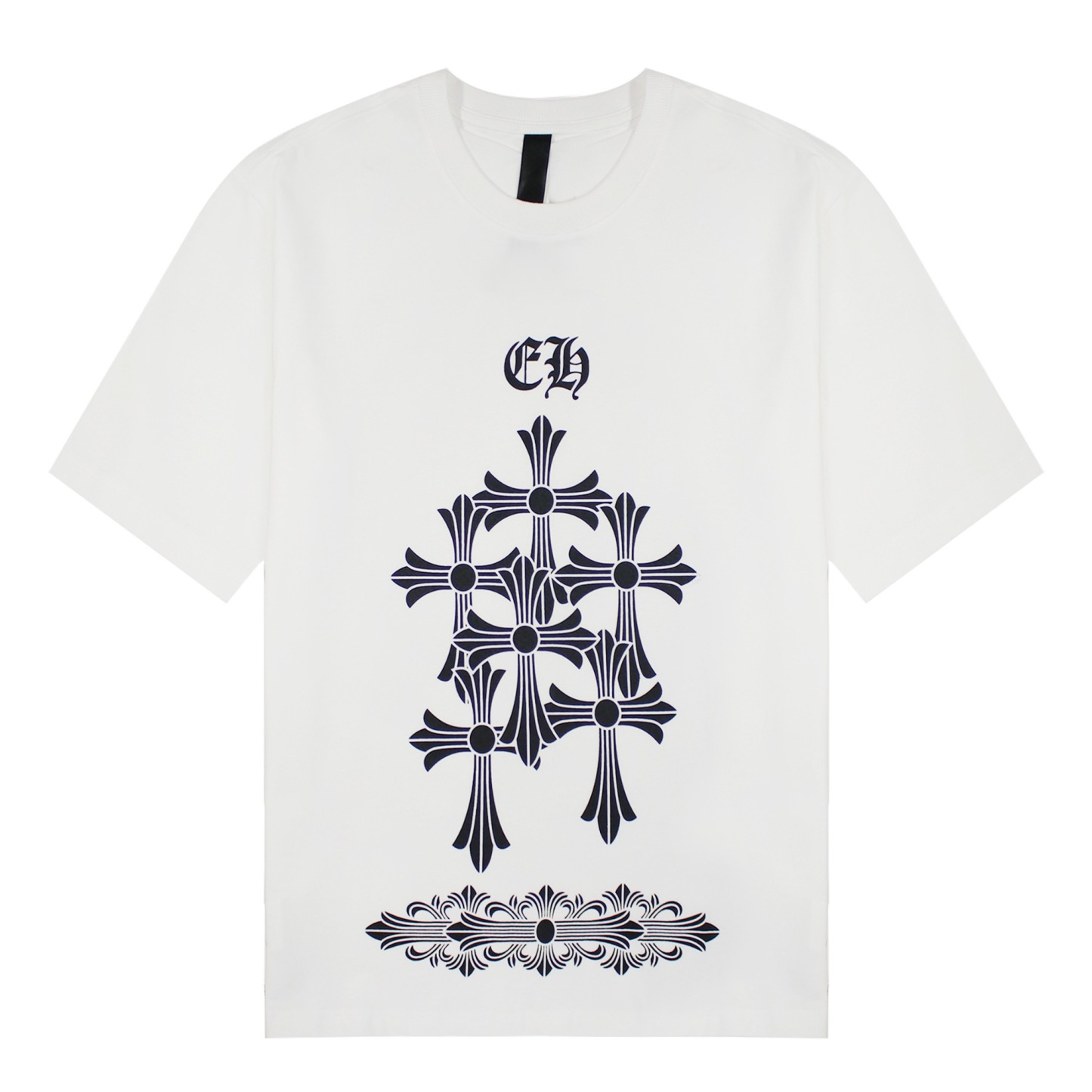 クロムハーツ「Chrome Hearts」クロスプリントTシャツ