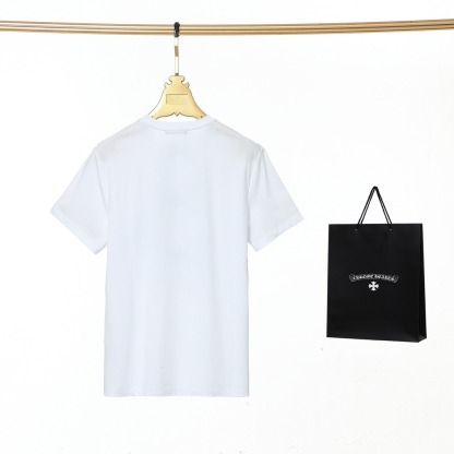 クロムハーツ「Chrome Hearts」ミニマルロゴ プリントTシャツ