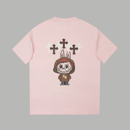 クロムハーツ「Chrome Hearts」タオル地パッチ デジタルプリントTシャツ