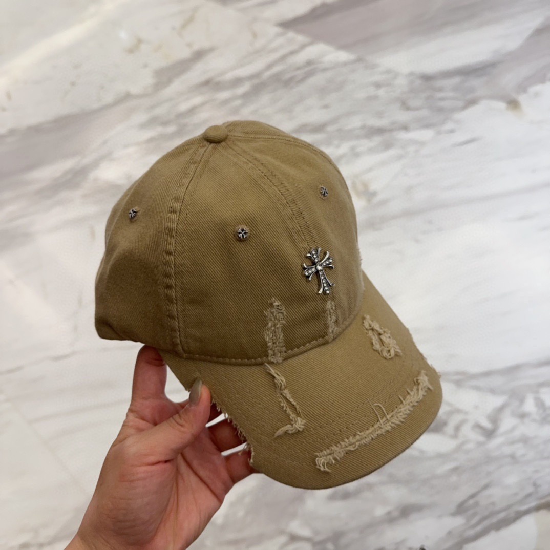 クロムハーツ「Chrome Hearts」ヴィンテージ ディストレス キャップ