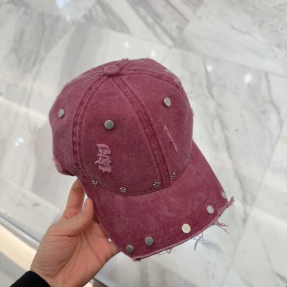 クロムハーツ「Chrome Hearts」ディストレスド スナップバック キャップ