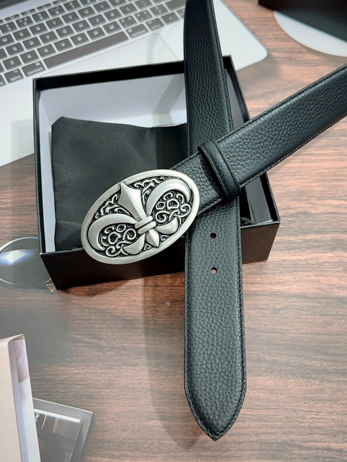 クロムハーツ「Chrome Hearts」スムースレザー ベルト