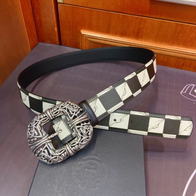 クロムハーツ「Chrome Hearts」ケルトツードラゴン フィックスベルト 3.8cm