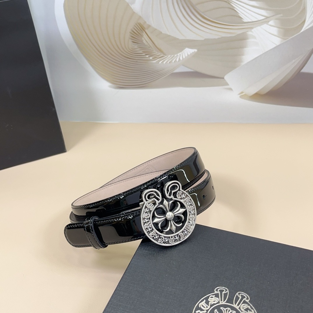 クロムハーツ「Chrome Hearts」ミニ ロゴ デタッチャブルベルト