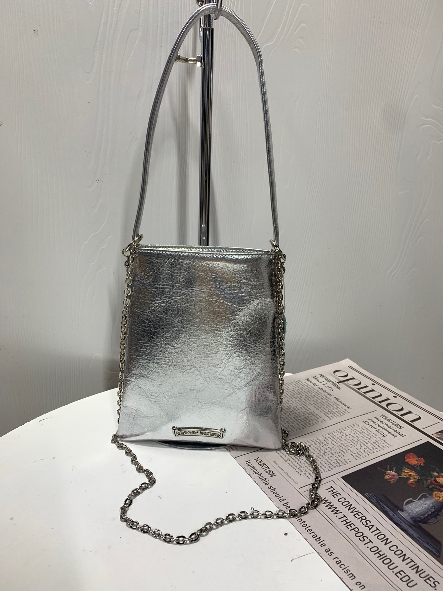 クロムハーツ「Chrome Hearts」シルバーハート バッグ