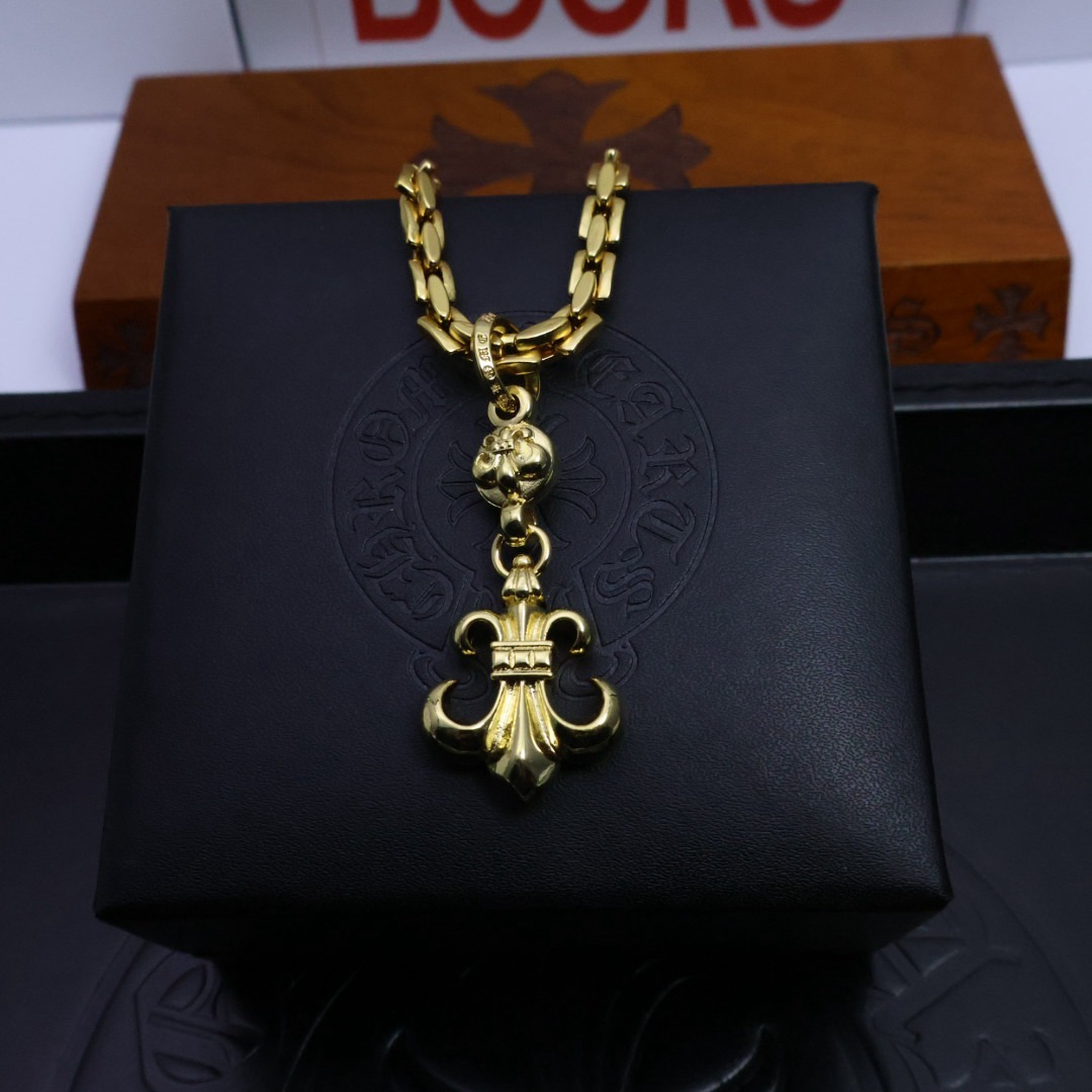 クロムハーツ「Chrome Hearts」クラシッククロスペンダントネックレス