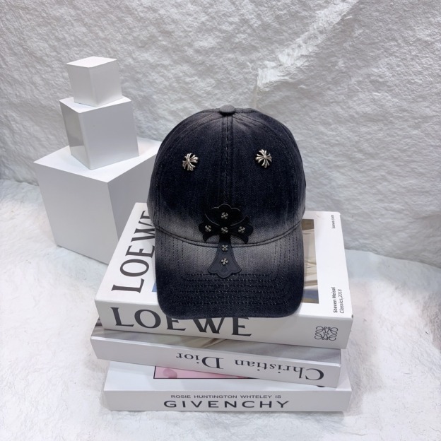 クロムハーツ「Chrome Hearts」デニム ベースボールキャップ