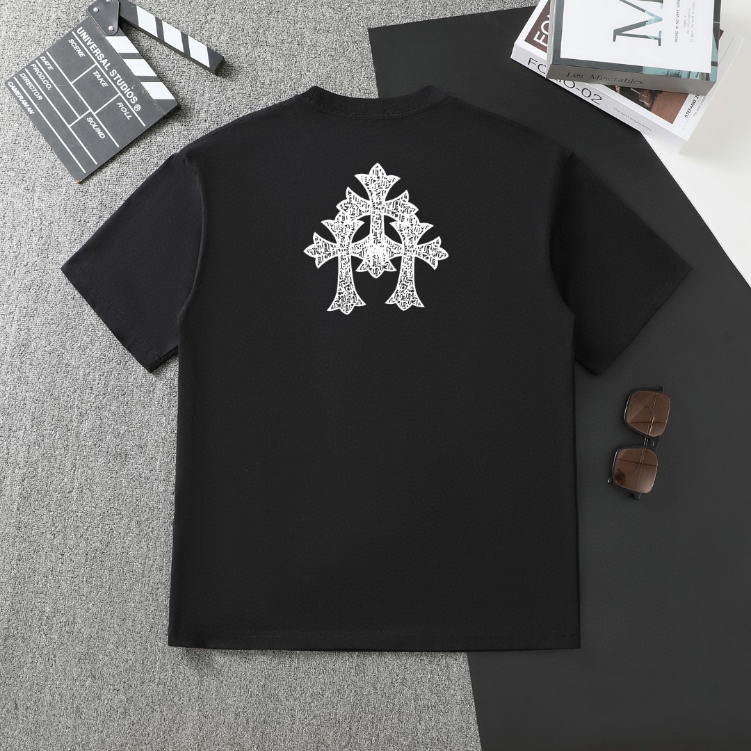 クロムハーツ「Chrome Hearts」ミニマルロゴTシャツ