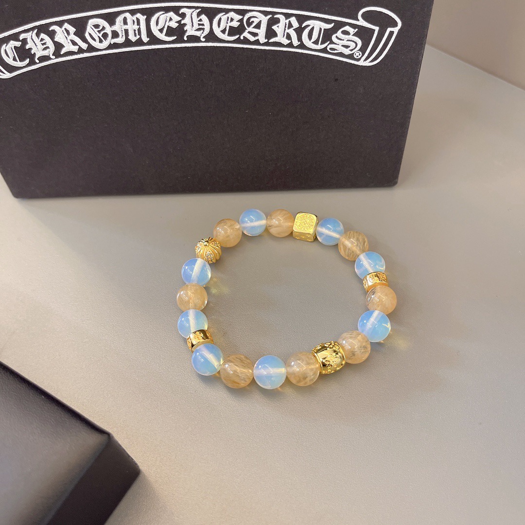 クロムハーツ (Chrome Hearts)クロム ハーツ スカル アンティーク ブレスレット