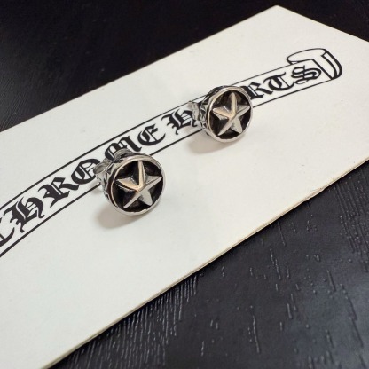 クロムハーツ「Chrome Hearts」クロムハーツ スタークロスピアス S925 ユニセックス ピアス