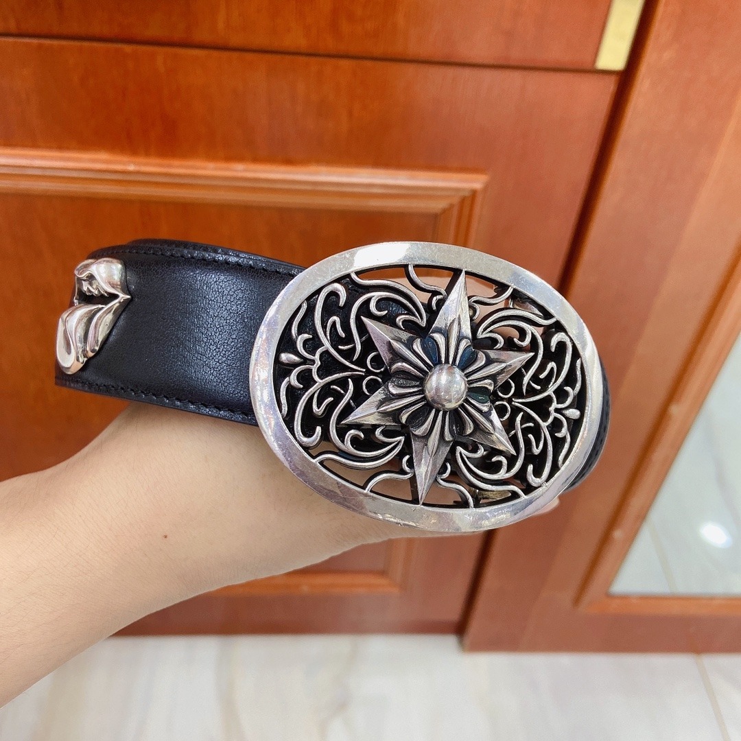 クロムハーツ「Chrome Hearts」 ヘキサグラム スター ベルト