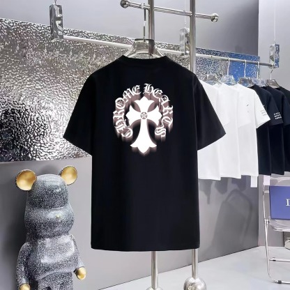 クロムハーツ「Chrome Hearts」プリントクルーネックTシャツ