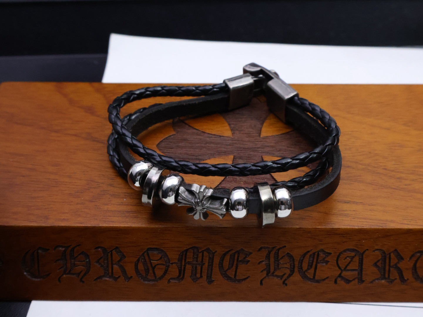 クロムハーツ「Chrome Hearts」クロム ハーツ デュアルG アヴァンギャルド ブレスレット