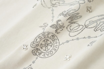 クロムハーツ「Chrome Hearts」クロスデザインTシャツ + 半袖Tシャツ（S/M/L/XL）