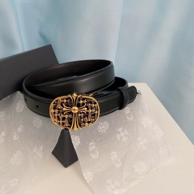 クロムハーツ「Chrome Hearts」ミニ デタッチャブル ベルト 2.5cm