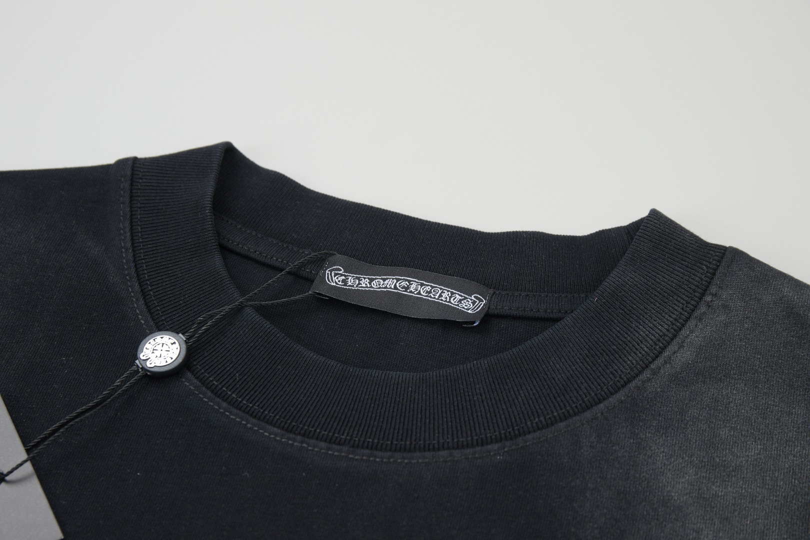 クロムハーツ「Chrome Hearts」クロス＆レターロゴ ヴィンテージプリントTシャツ + 半袖Tシャツ（S/M/L/XL）
