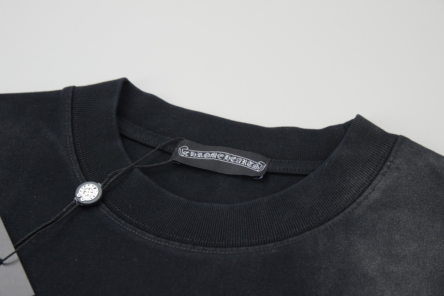 クロムハーツ「Chrome Hearts」クロス＆レターロゴ ヴィンテージプリントTシャツ + 半袖Tシャツ（S/M/L/XL）