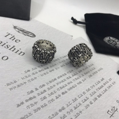 クロムハーツ （Chrome Hearts）フルダイヤリング（サイズ：5-10）
