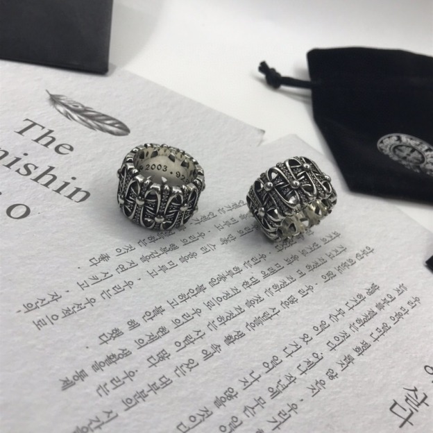クロムハーツ （Chrome Hearts）フルダイヤリング（サイズ：5-10）