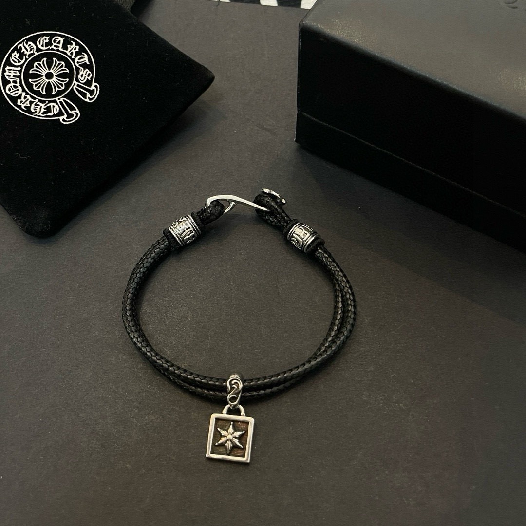 クロムハーツ「Chrome Hearts」スクエアスター マルチモチーフ ブレスレット