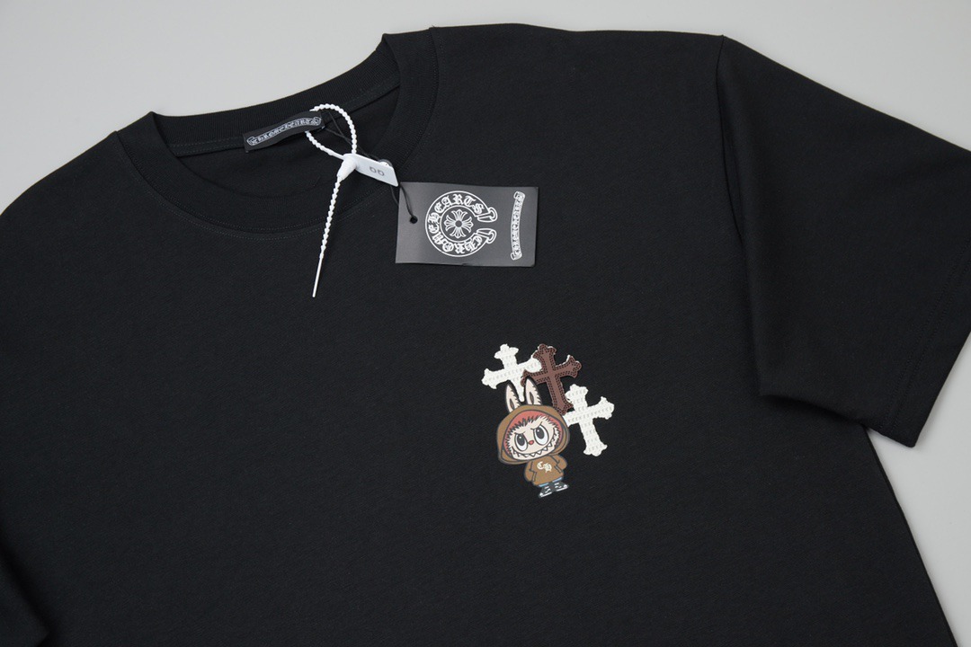 クロムハーツ「Chrome Hearts」タオル地パッチ デジタルプリントTシャツ