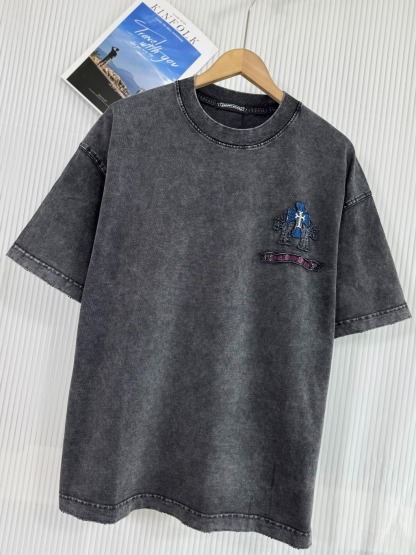 クロムハーツ「Chrome Hearts」ホースシュー＆クロス アプリケTシャツ