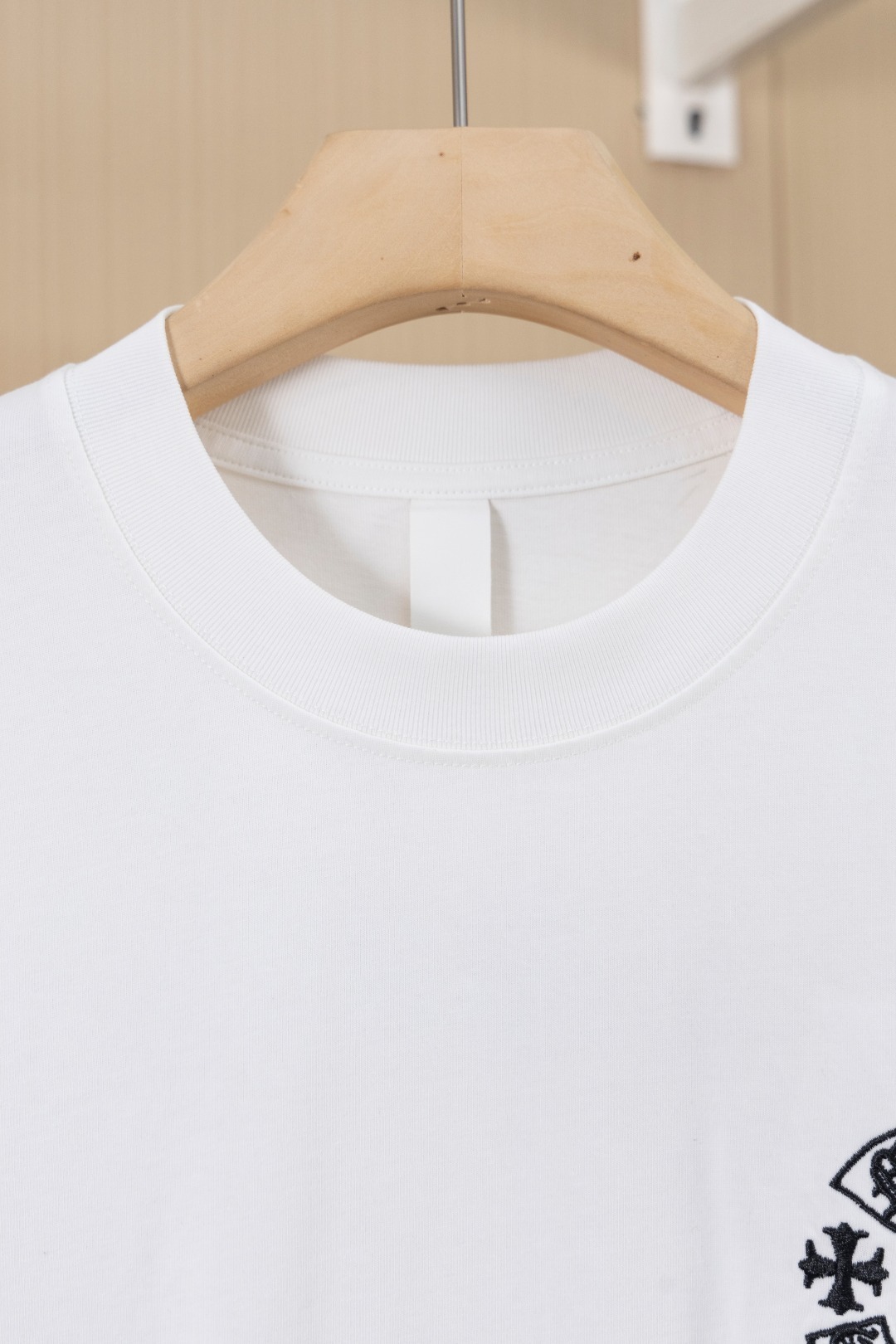 クロムハーツ「Chrome Hearts」サンスクリットホースシュー パッチワークTシャツ