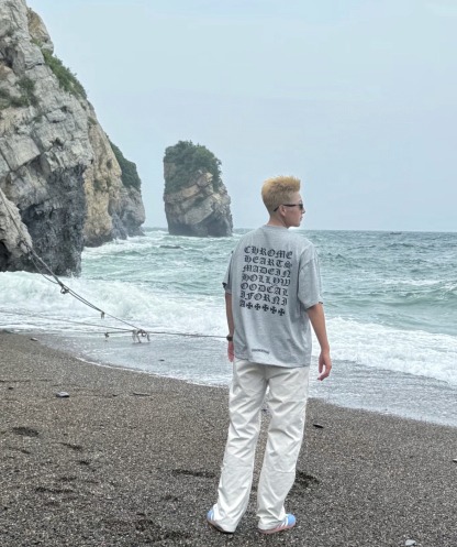 クロムハーツ「Chrome Hearts」プレミアムダブルガーゼTシャツ