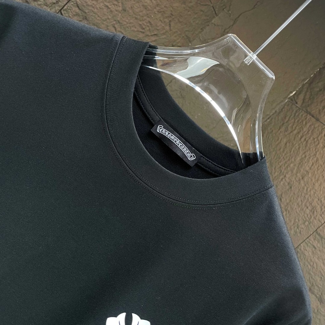 クロムハーツ「Chrome Hearts」シリコンロゴTシャツ