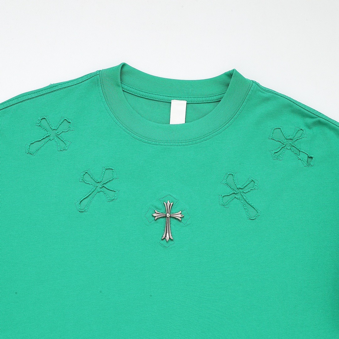 クロムハーツ「Chrome Hearts」プレミアム ウォッシュドTシャツ