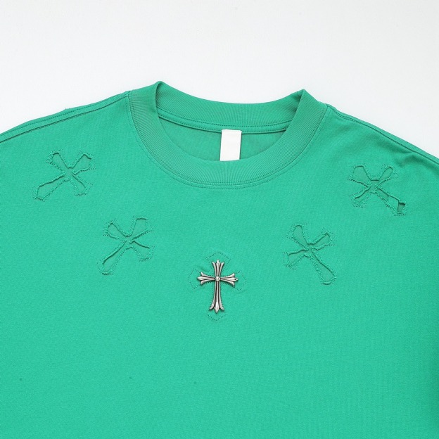 クロムハーツ「Chrome Hearts」プレミアム ウォッシュドTシャツ