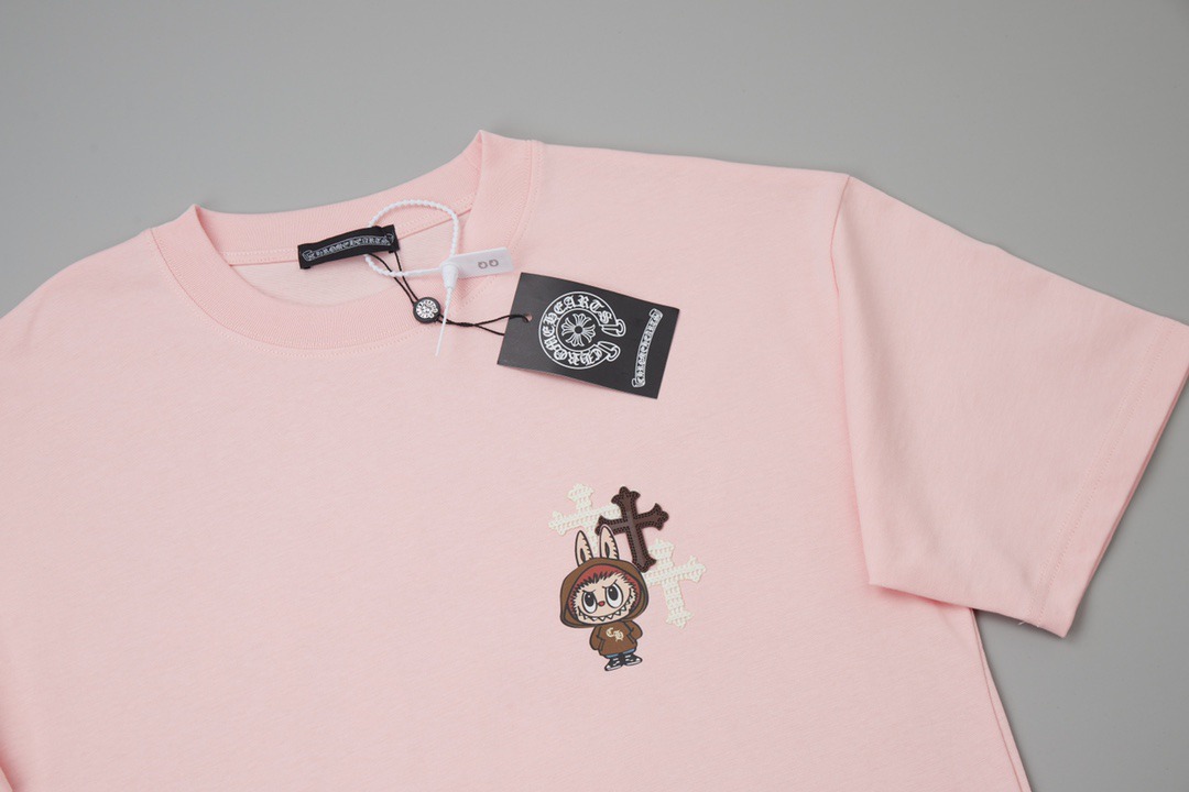 クロムハーツ「Chrome Hearts」タオル地パッチ デジタルプリントTシャツ