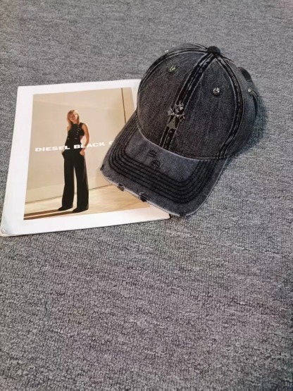 クロムハーツ「Chrome Hearts」ストリート ディストレス スナップバック