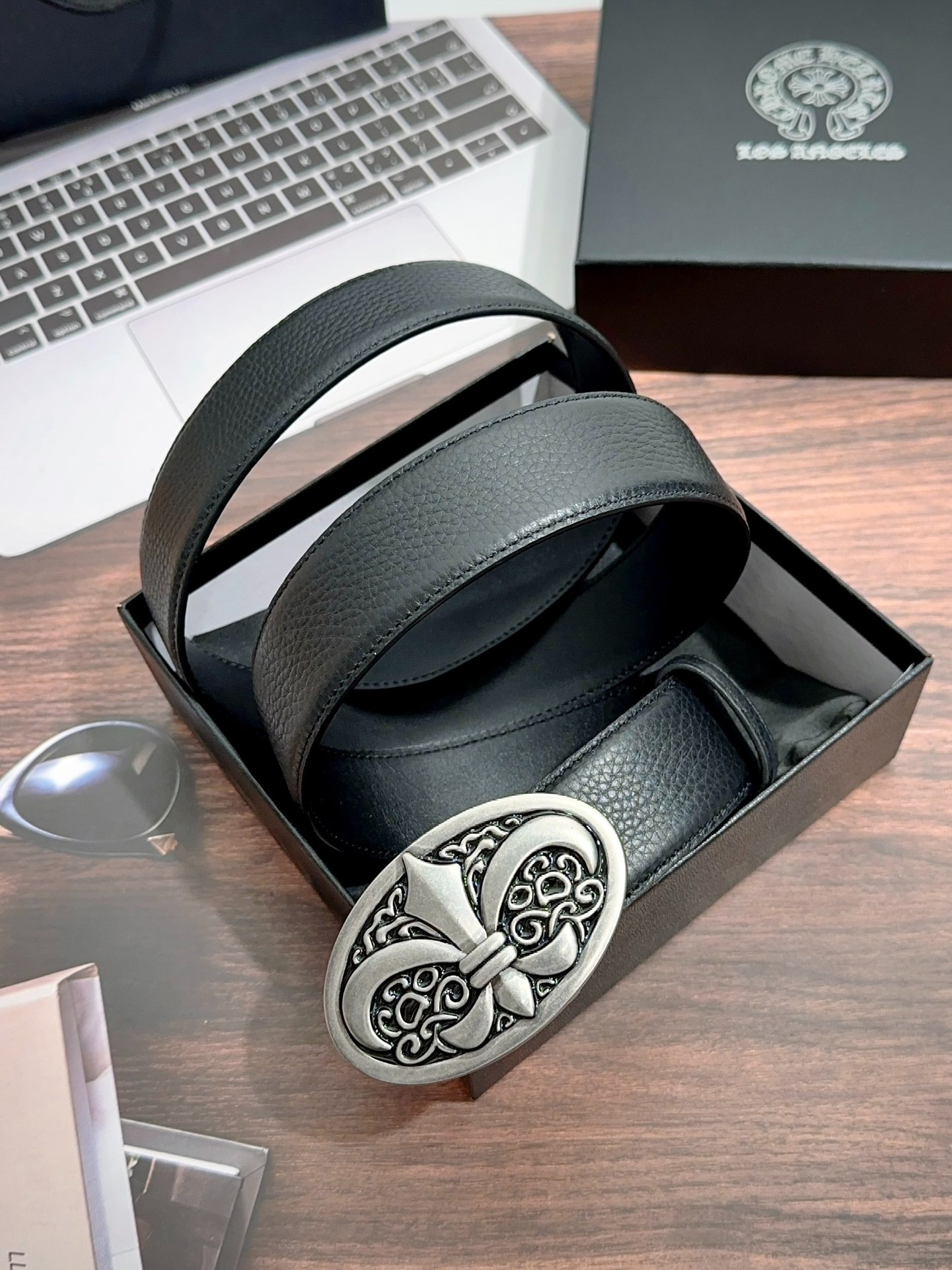 クロムハーツ「Chrome Hearts」スムースレザー ベルト