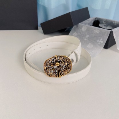 クロムハーツ「Chrome Hearts」ミニ デタッチャブル ベルト 2.5cm