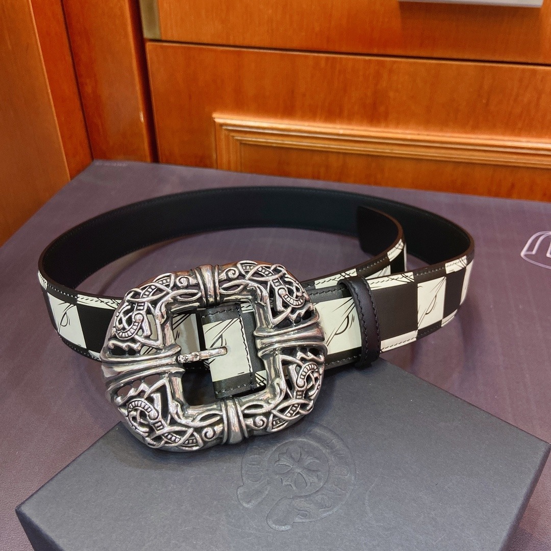 クロムハーツ「Chrome Hearts」ケルトツードラゴン フィックスベルト 3.8cm