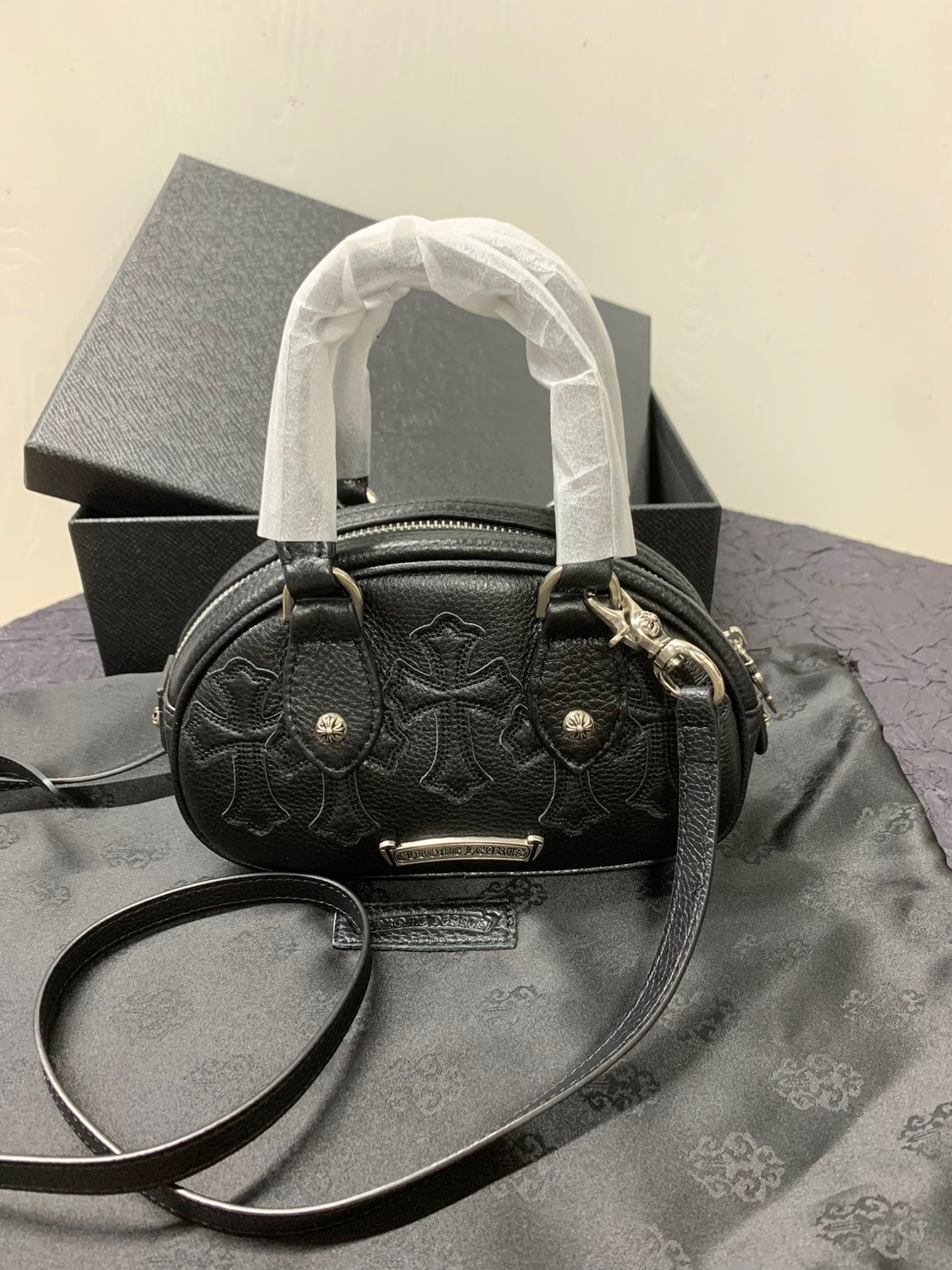 クロムハーツ「Chrome Hearts」クロスロゴ トートバッグ