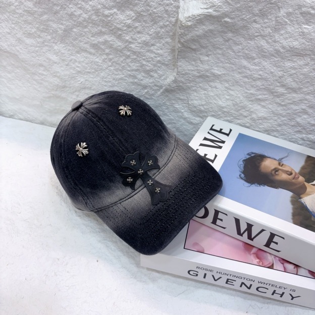 クロムハーツ「Chrome Hearts」デニム ベースボールキャップ