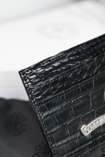 クロムハーツ「Chrome Hearts」クロコダイルレザー カードケース