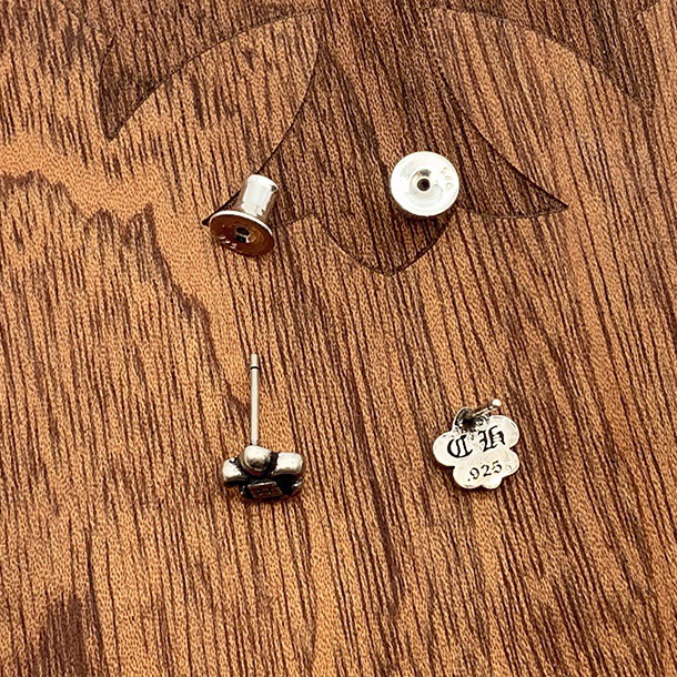 クロムハーツ「Chrome Hearts」クロムハーツ フルール・ド・リスピアス S925 ユニセックス ピアス