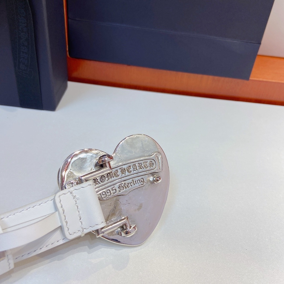 クロムハーツ「Chrome Hearts」ツリーオイルレザー デタッチャブルベルト 2.5cm